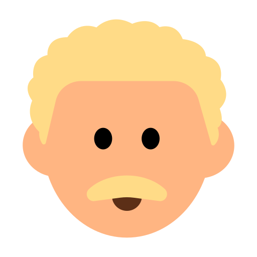 Man: Medium-Light Skin Tone, Curly Hair