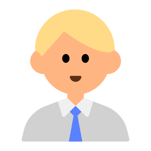 Man Office Worker: Medium-Light Skin Tone