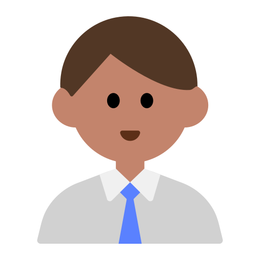 Man Office Worker: Medium Skin Tone