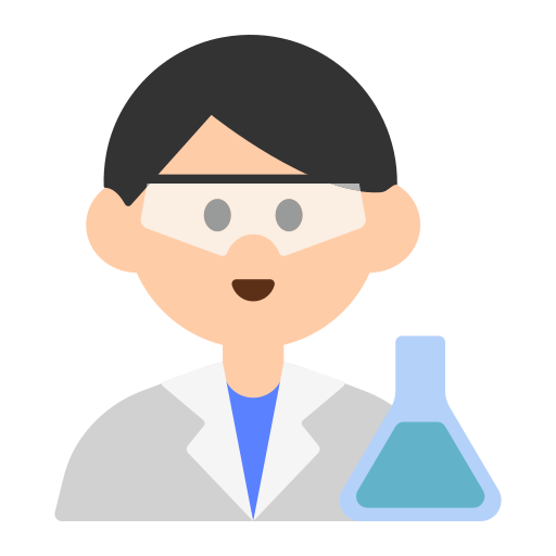 Man Scientist: Light Skin Tone