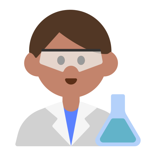 Man Scientist: Medium Skin Tone