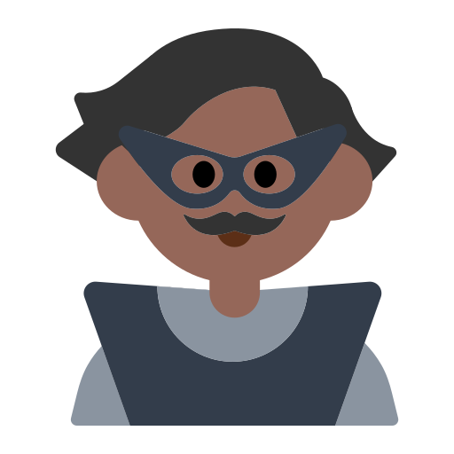 Man Supervillain: Medium-Dark Skin Tone