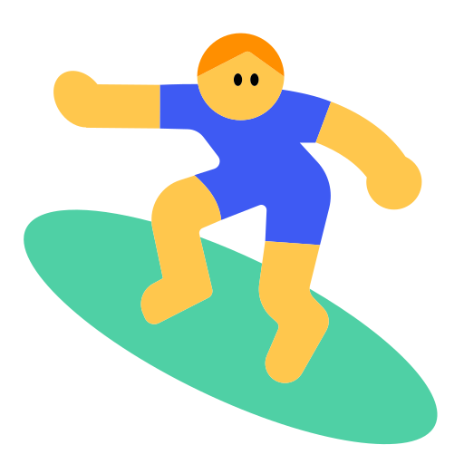 Man Surfing