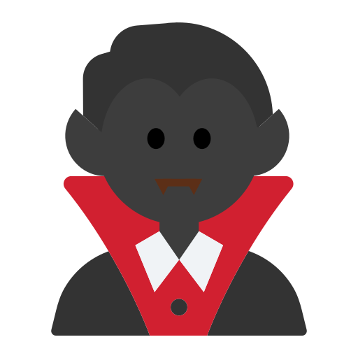 Man Vampire: Dark Skin Tone