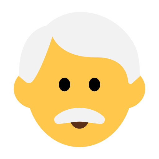 Man: White Hair