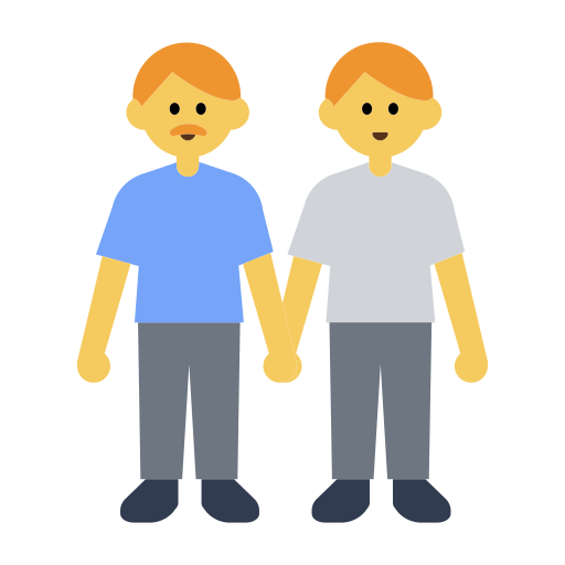 Men Holding Hands