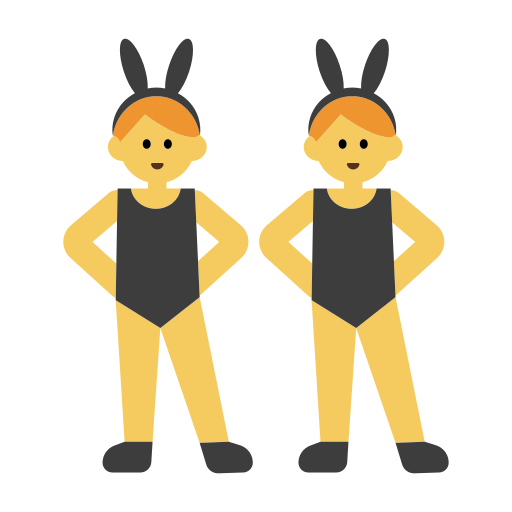 Men with Bunny Ears