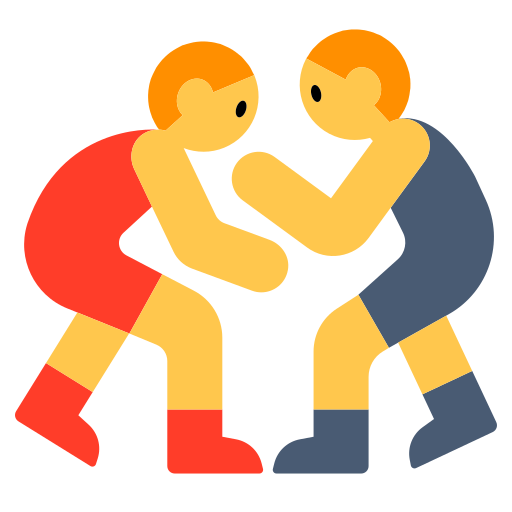 Men Wrestling
