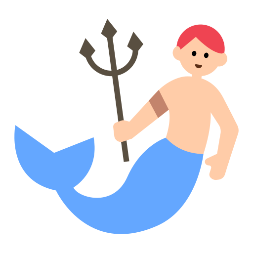 Merman: Light Skin Tone