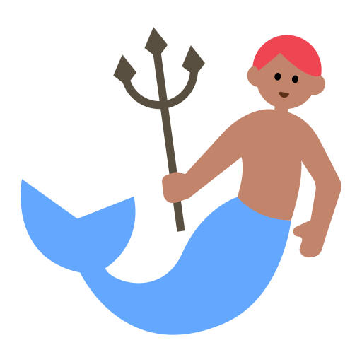 Merman: Medium Skin Tone