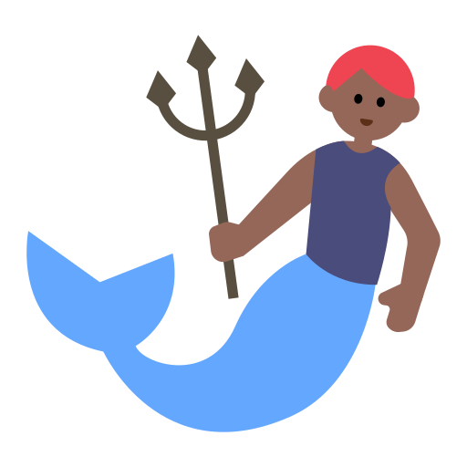 Merperson: Medium-Dark Skin Tone