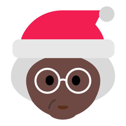Mrs. Claus: Dark Skin Tone
