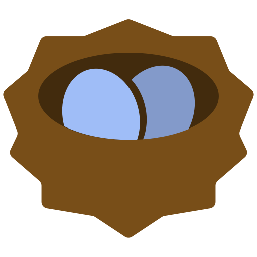Nest with Eggs