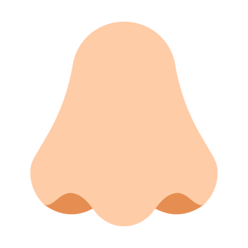 Nose: Light Skin Tone