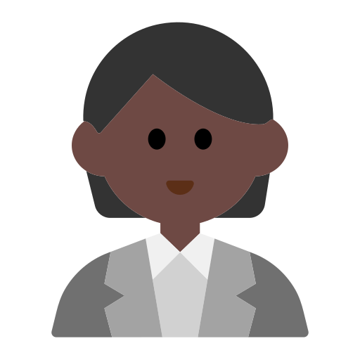 Office Worker: Dark Skin Tone