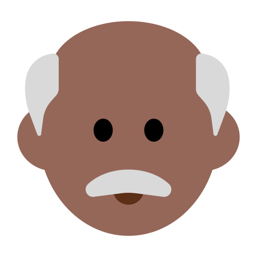 Old Man: Medium-Dark Skin Tone