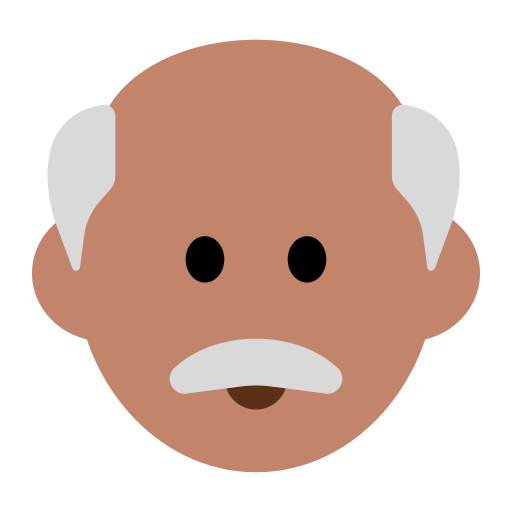 Old Man: Medium Skin Tone