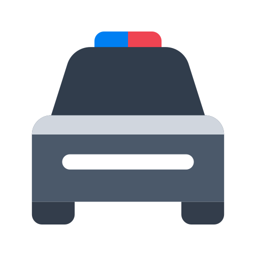 Oncoming Police Car Oncoming Police Car
