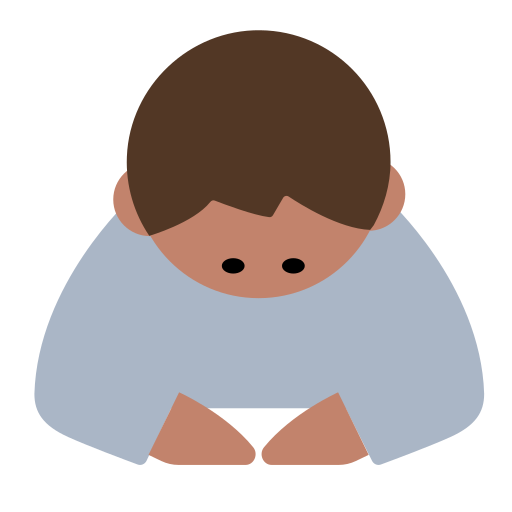 Person Bowing: Medium Skin Tone