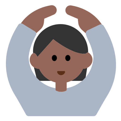 Person Gesturing OK: Medium-Dark Skin Tone