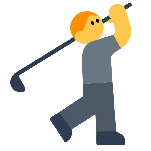 Person Golfing