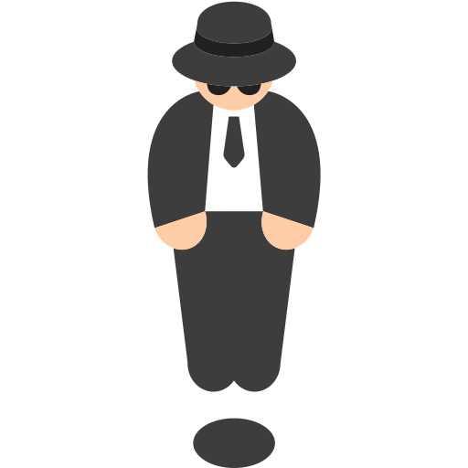Person in Suit Levitating: Light Skin Tone