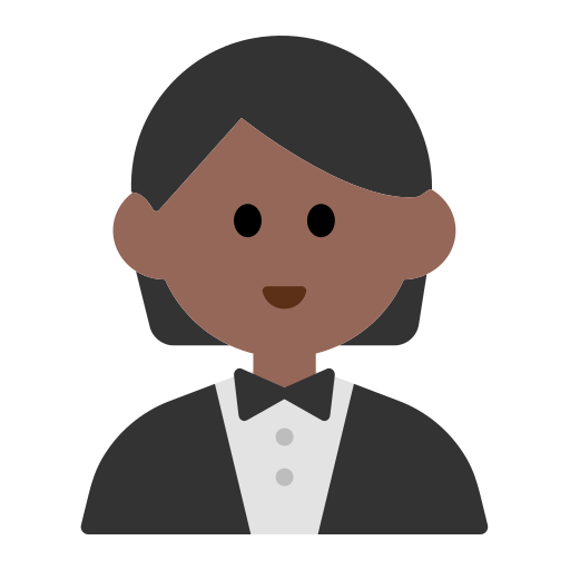 Person in Tuxedo: Medium-Dark Skin Tone