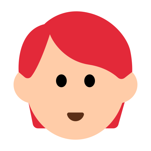 Person: Light Skin Tone, Red Hair