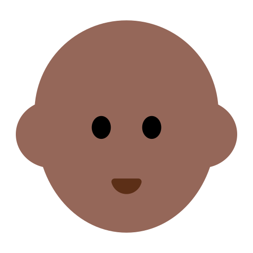 Person: Medium-Dark Skin Tone, Bald