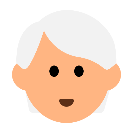 Person: Medium-Light Skin Tone, White Hair
