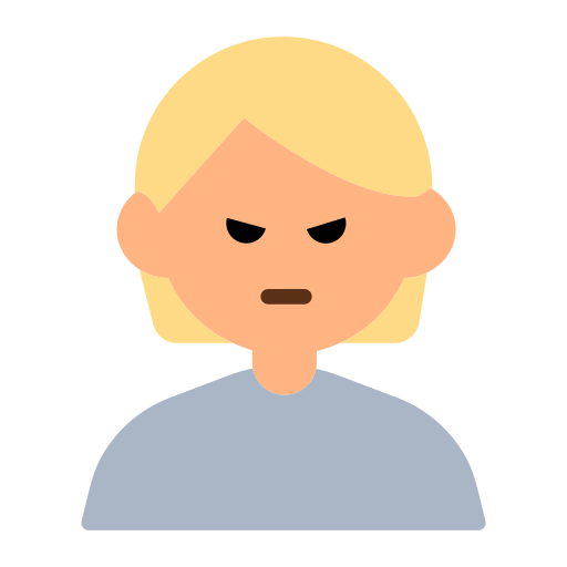 Person Pouting: Medium-Light Skin Tone