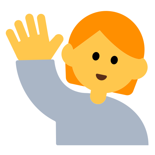 Person Raising Hand