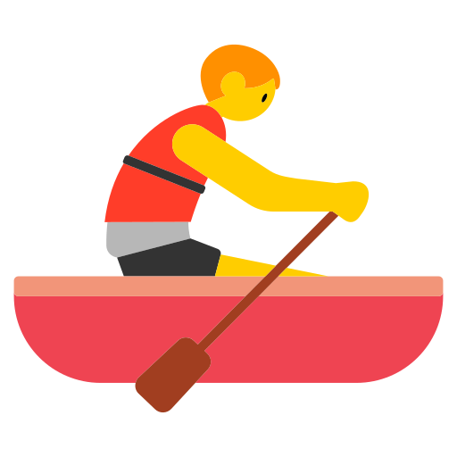 Person Rowing Boat