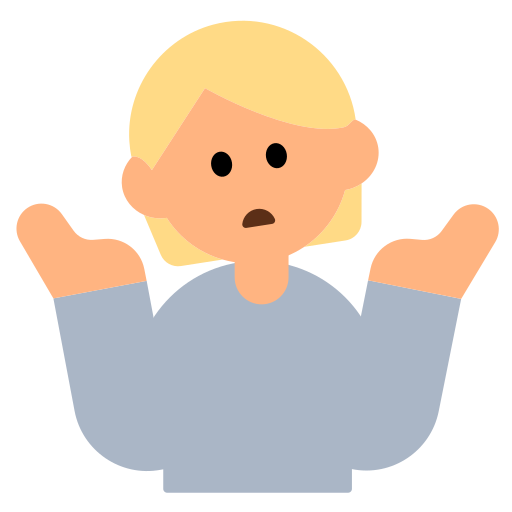 Person Shrugging: Medium-Light Skin Tone