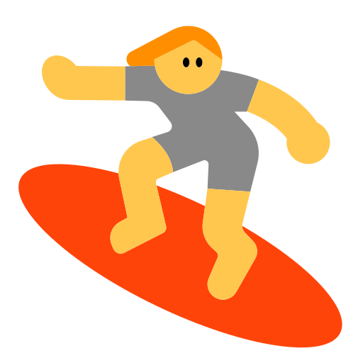 Person Surfing
