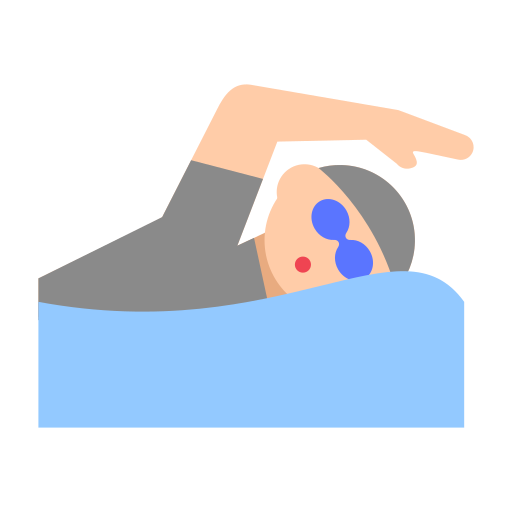 Person Swimming: Light Skin Tone
