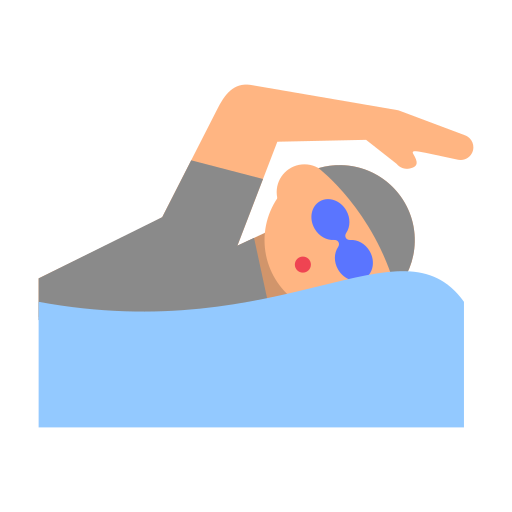 Person Swimming: Medium-Light Skin Tone