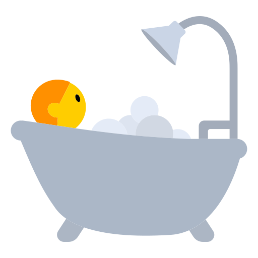 Person Taking Bath
