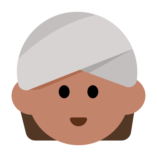 Person Wearing Turban: Medium Skin Tone