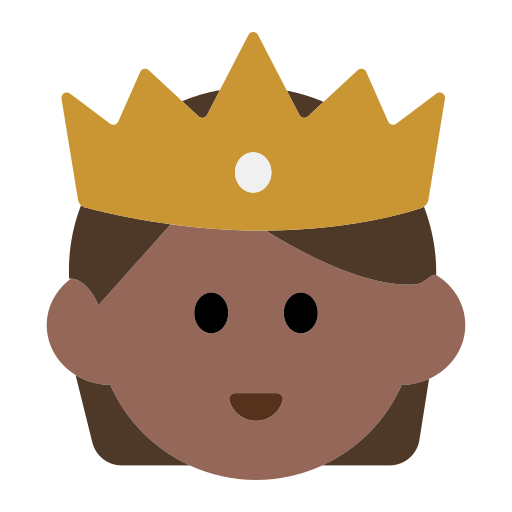 Person with Crown: Medium Skin Tone