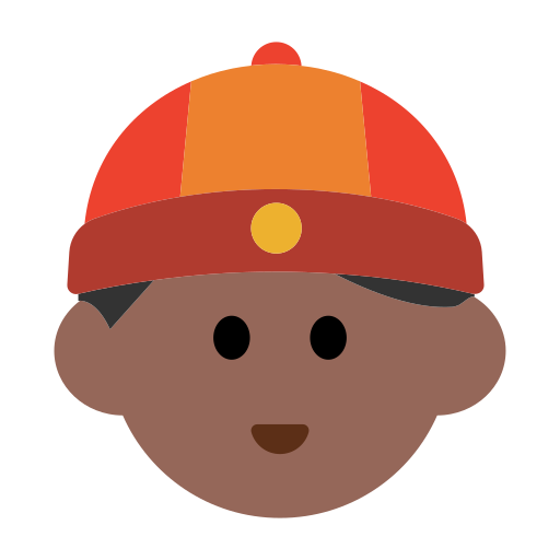 Person with Skullcap: Medium-Dark Skin Tone
