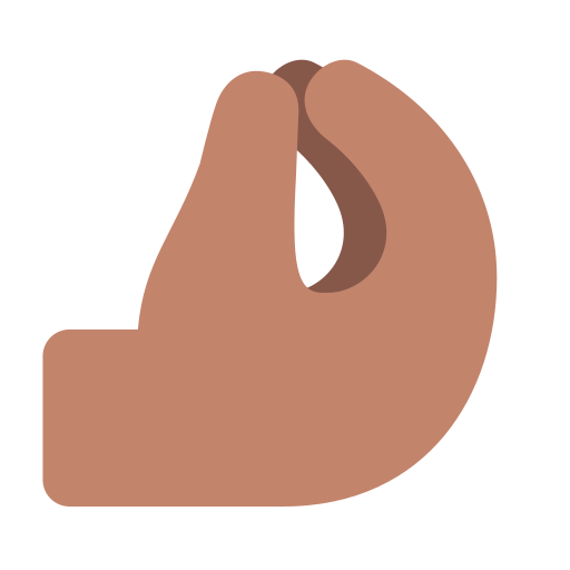 Pinched Fingers: Medium Skin Tone