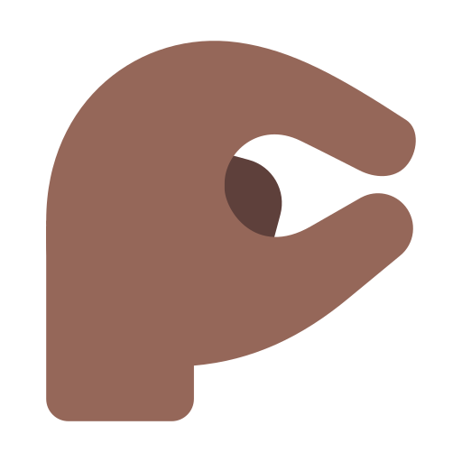 Pinching Hand: Medium-Dark Skin Tone