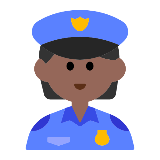 Police Officer: Medium-Dark Skin Tone