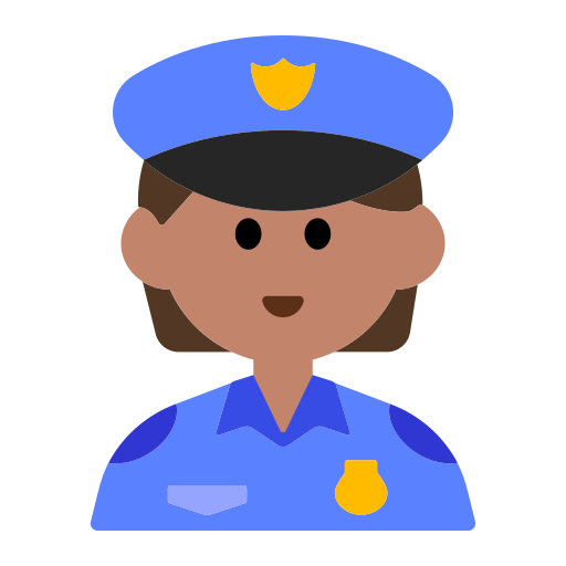 Police Officer: Medium Skin Tone
