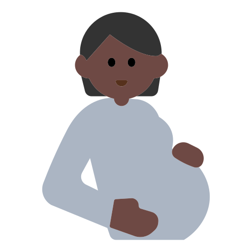 Pregnant Person: Dark Skin Tone