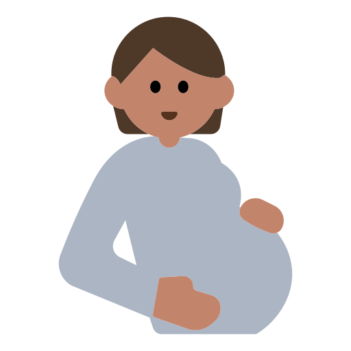Pregnant Person: Medium Skin Tone