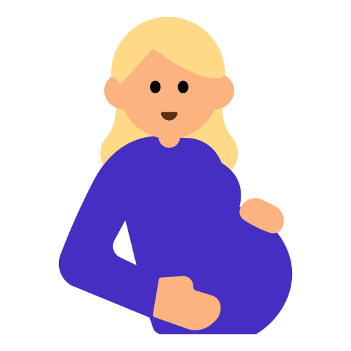Pregnant Woman: Medium-Light Skin Tone