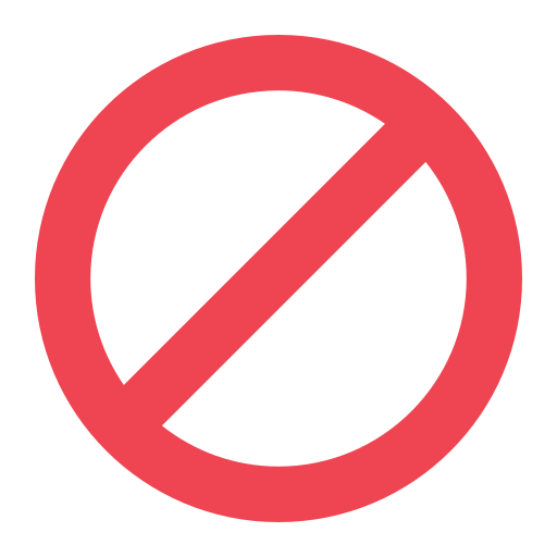 Prohibited Prohibited