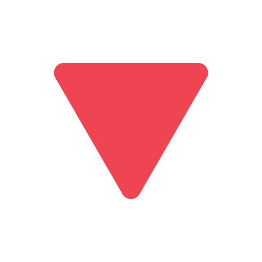 Red Triangle Pointed Down Red Triangle Pointed Down